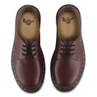 1461 Cherry Red Smooth Oxford