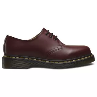 1461 Cherry Red Smooth Oxford