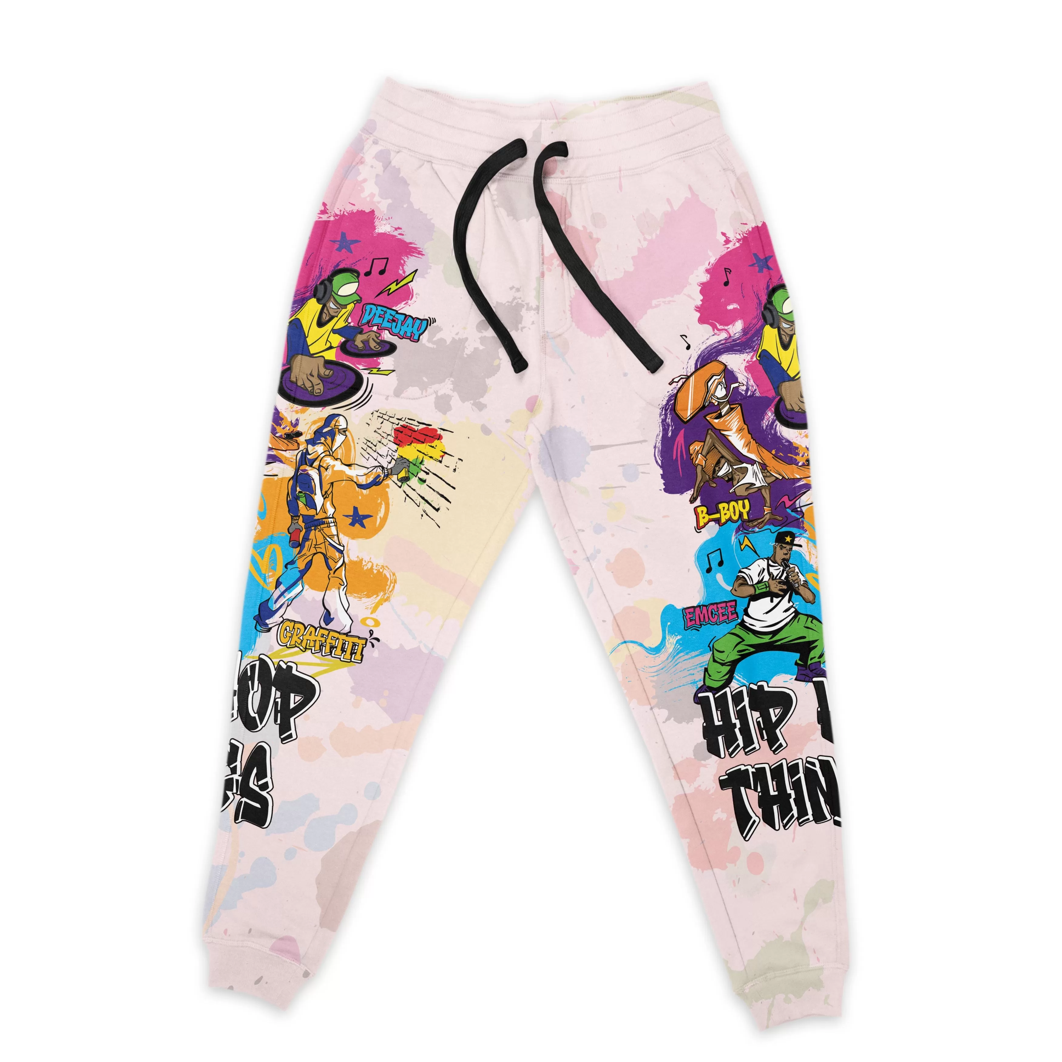 4 Elements Of Hip Hop All-over Hoodie and Joggers Set