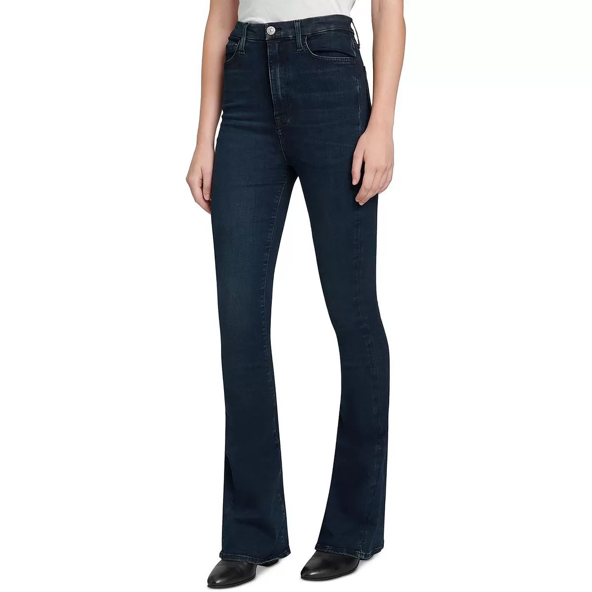 7 For All Mankind Womens Slim Cotton Bootcut Jeans