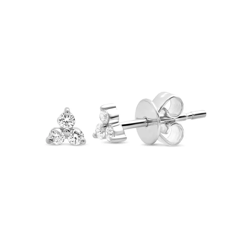 925 Silver Cubic Zirconia Stud Earring