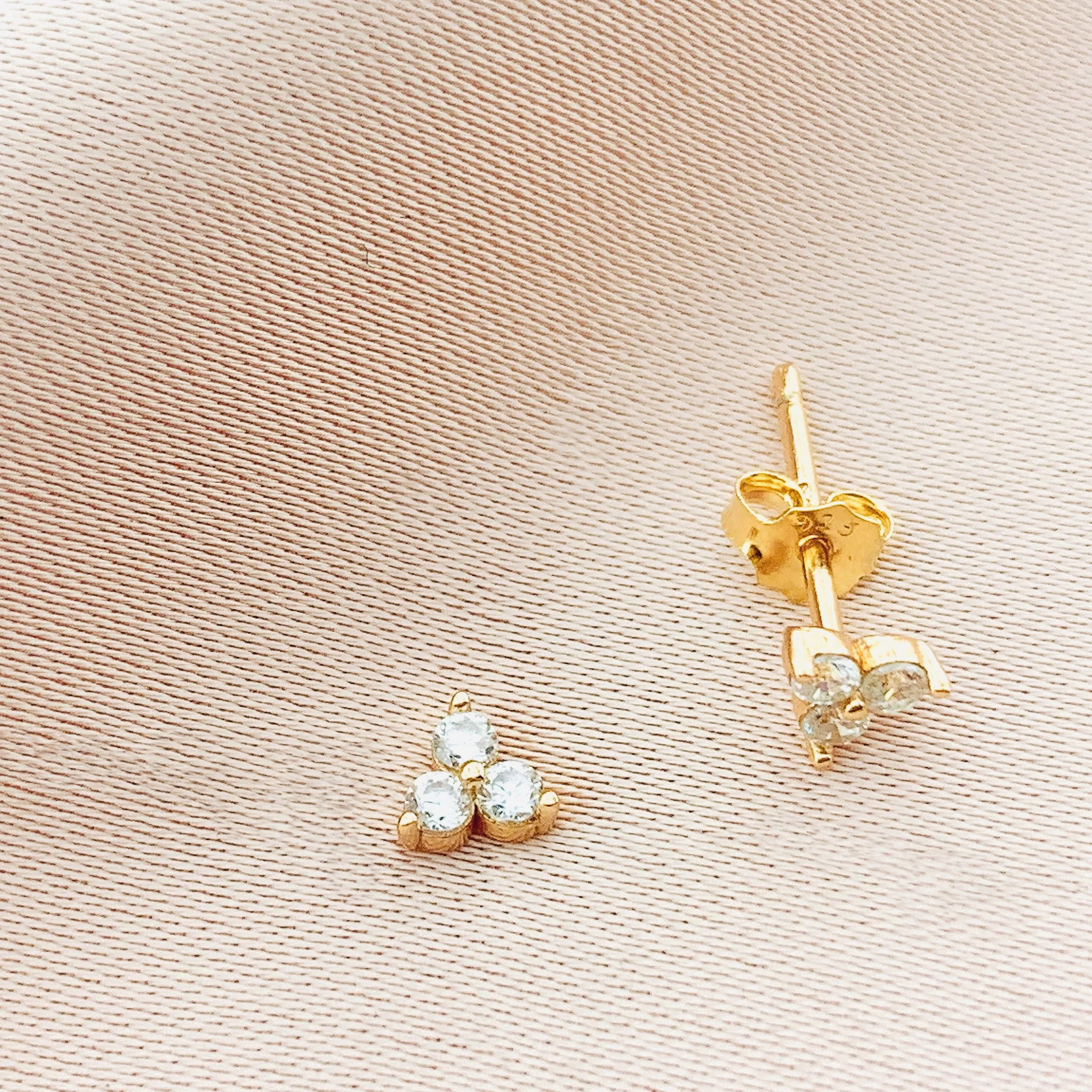 925 Silver Cubic Zirconia Stud Earring