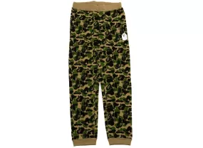 A Bathing Ape ABC Camo Crystal Stone Sweatpants in Green