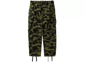 A Bathing Ape First Camo Cargo Pants in Green xld