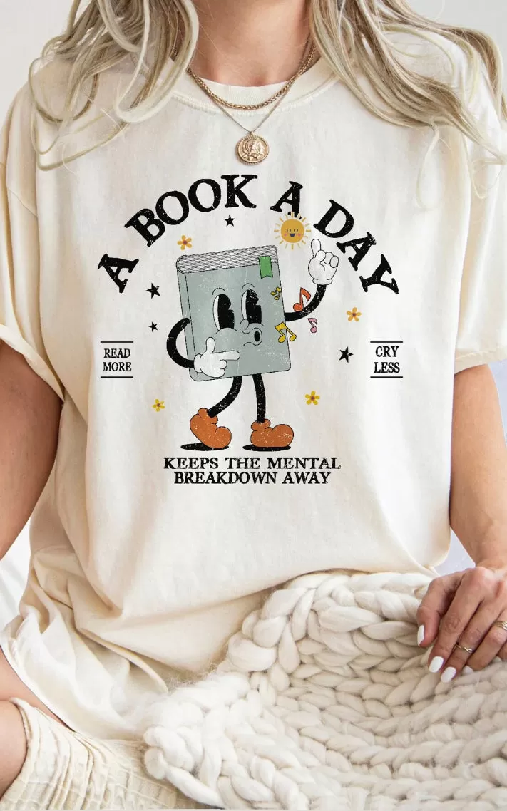 A Book A Day Crewneck/T-Shirt