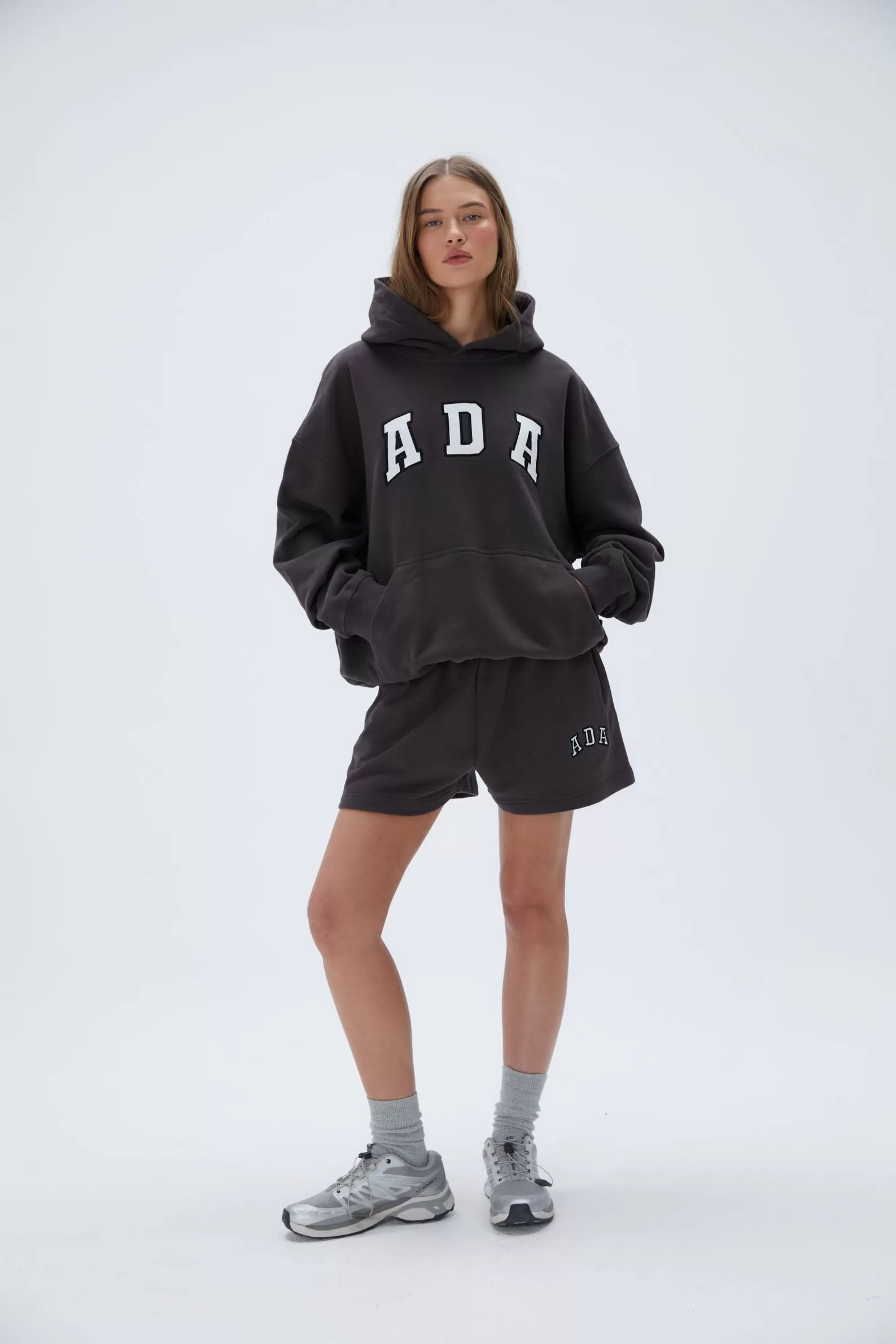 ADA Oversized Hoodie - Coffee Bean