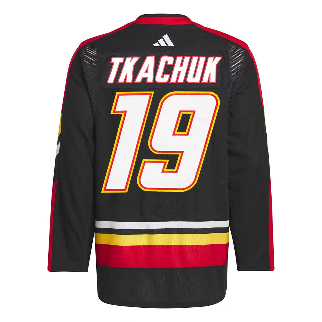 adidas - Men's Calgary Flames Authentic Matthew Tkachuk Retro Jersey (H52297)