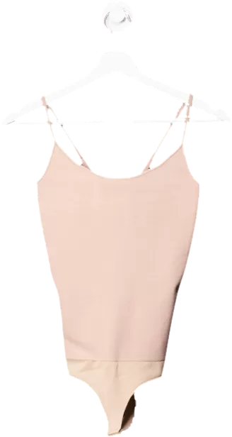 A.L.C. Nude Stretch-knit Bodysuit UK XS