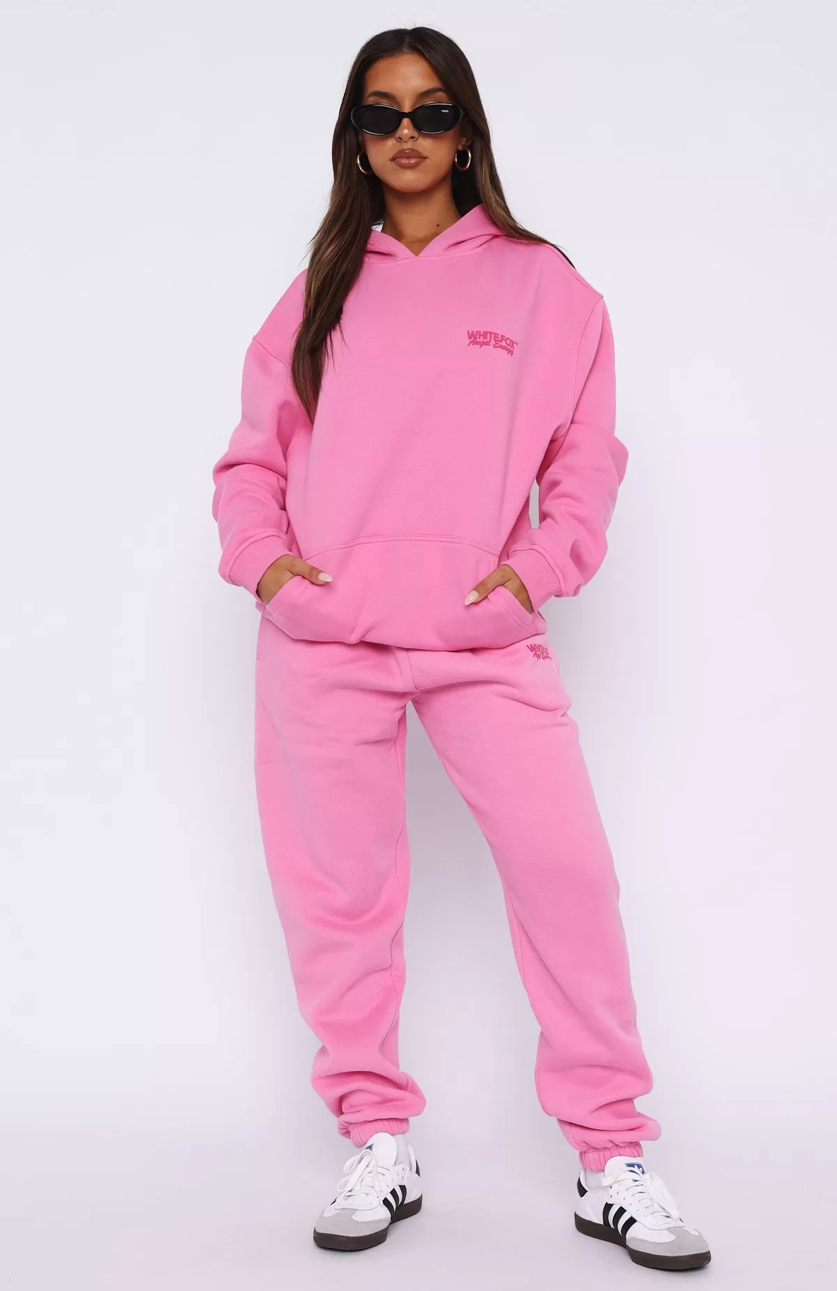 Angel Energy Oversized Hoodie Pink