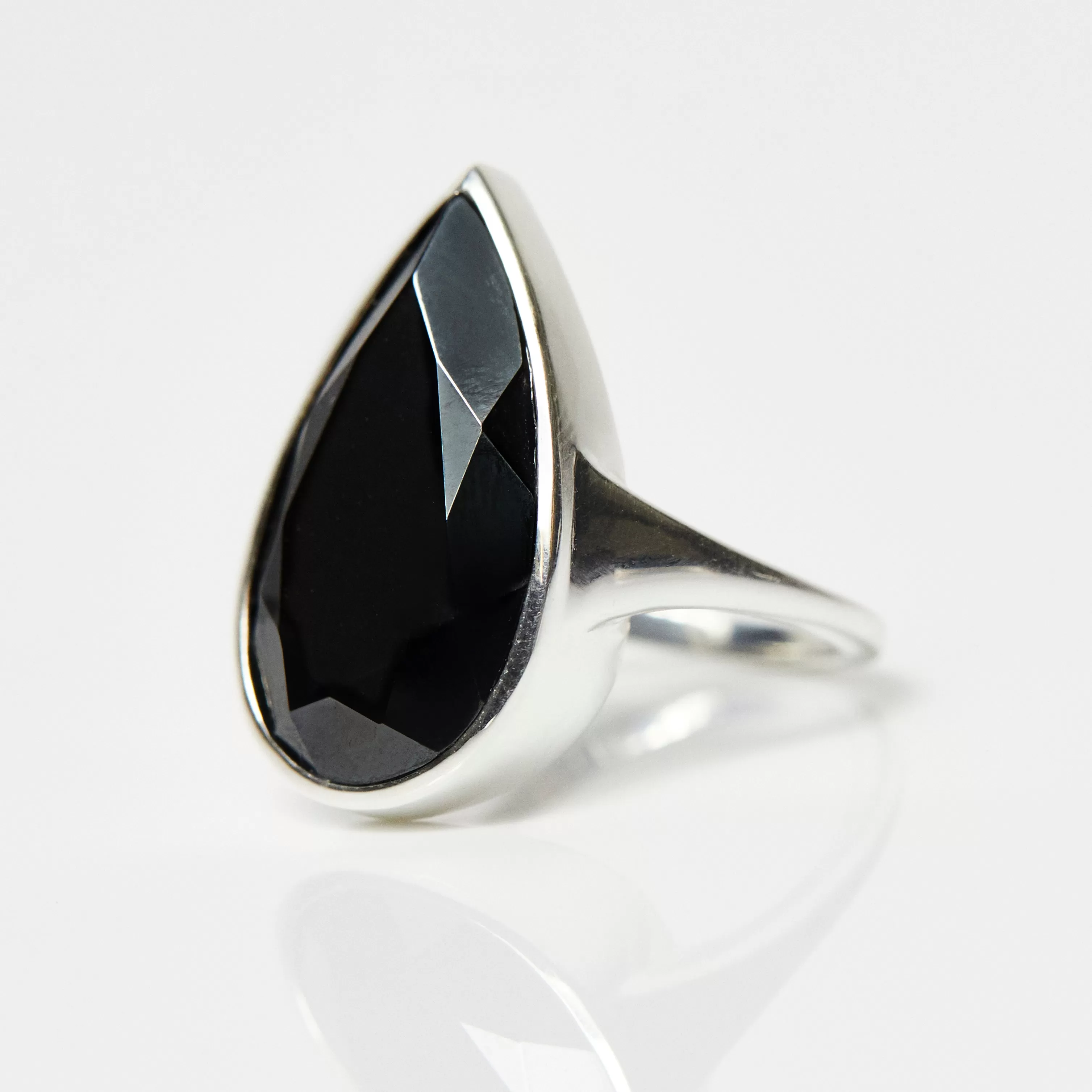 Anita Rani Shakti Hematite Empowerment Ring