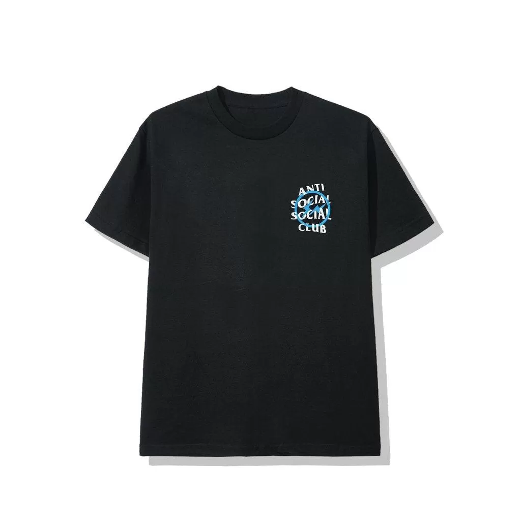 Anti Social Social Club x Fragment Blue Bolt Tee (FW19) Black