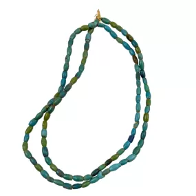 Antique Turquoise Glass Trade Beads