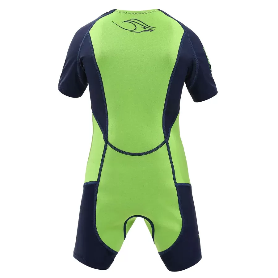 Aqua Sphere Junior's Stingray HP2 SS - Bright Green/Navy Blue