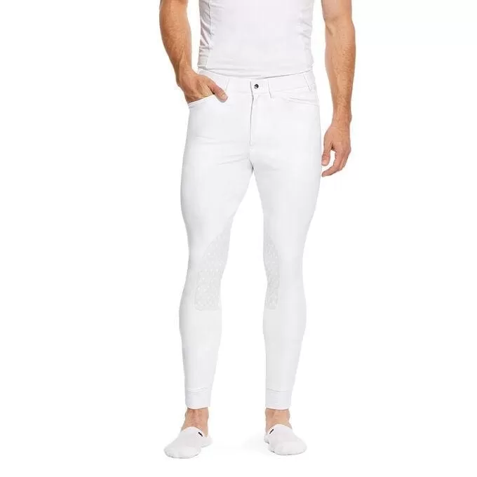 Ariat Men's Tri Factor Knee Grip Breeches White