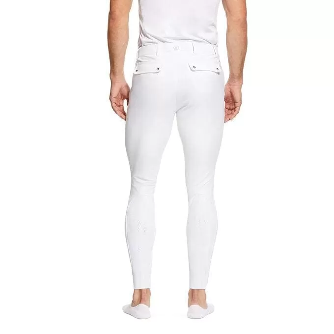 Ariat Men's Tri Factor Knee Grip Breeches White