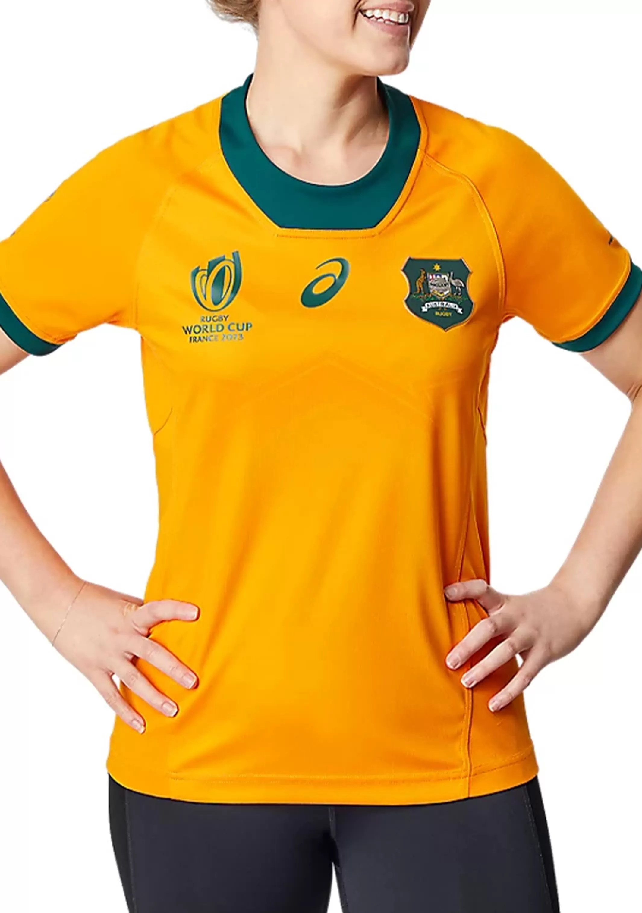 Asics Womens Wallabies RWC23 Replica Home Jersey <br> 2112A549 750