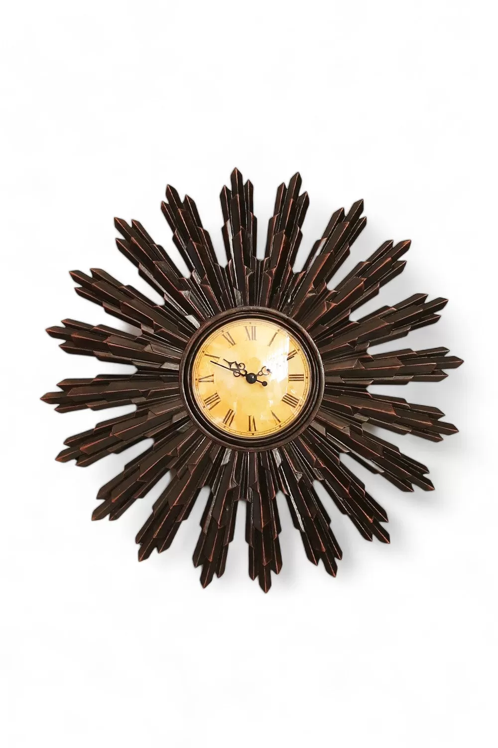 ATELIER DE THIERS BLACK SUNBURST CLOCK