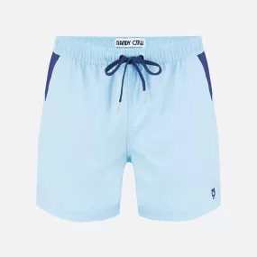 Baby Blue - Swim Shorts with Waterproof Pocket