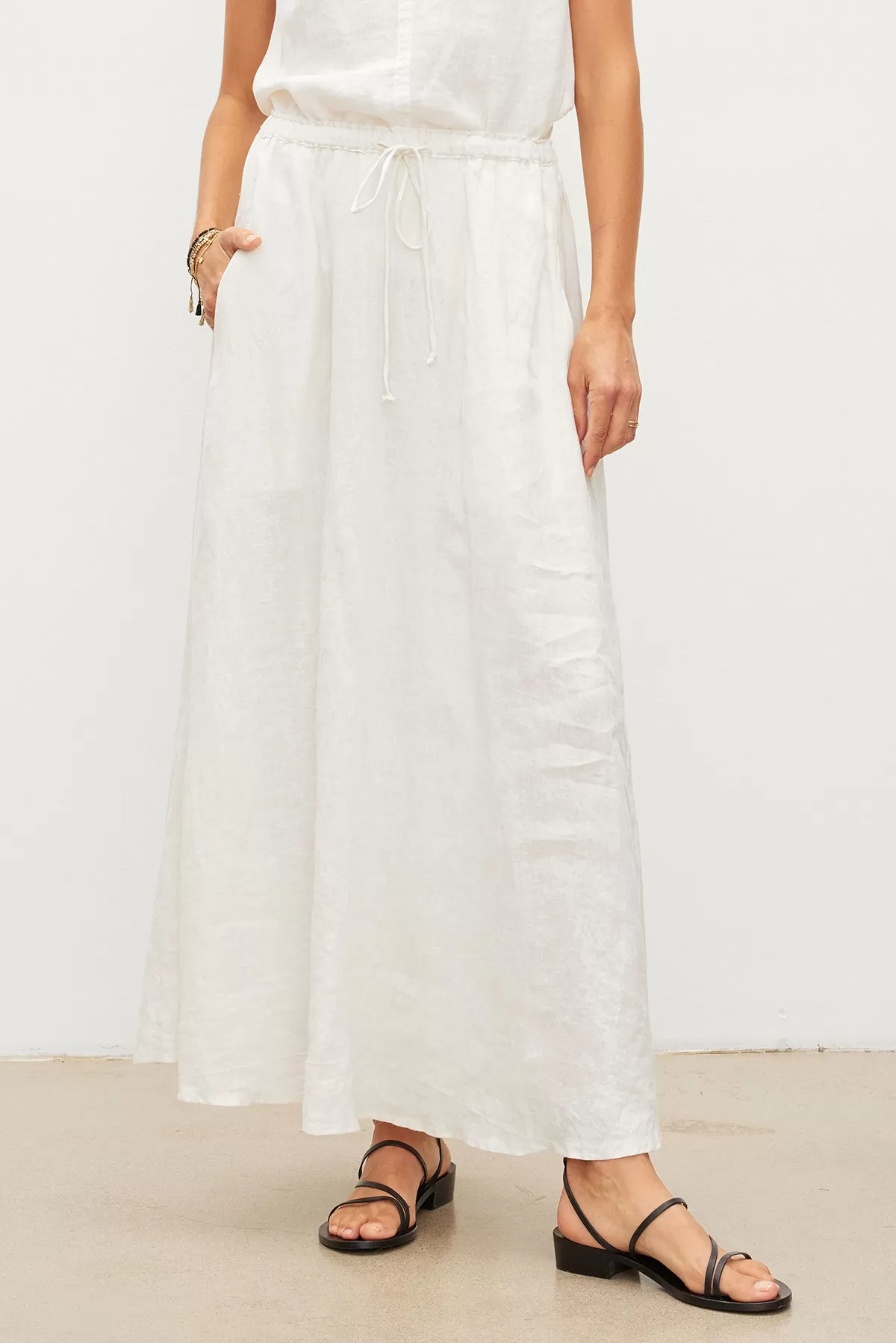 BAILEY LINEN MAXI SKIRT