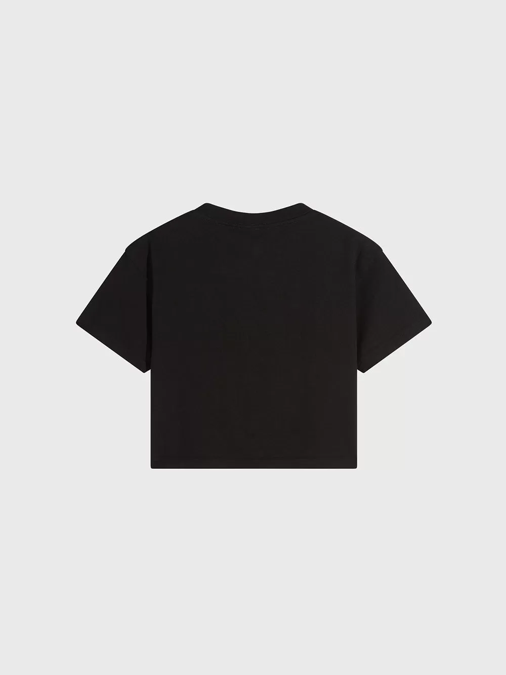 BARRY'S BLACK CROP TEE