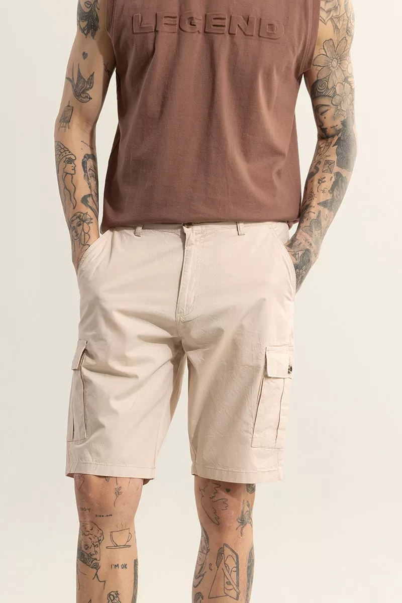 Basic Breeze Cream Shorts