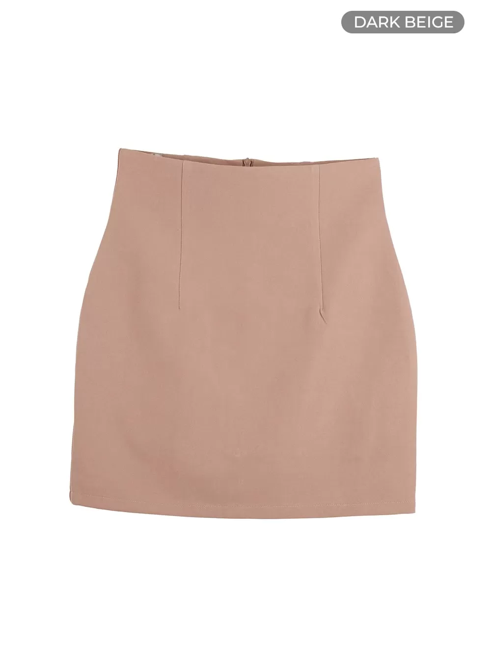 Basic High Waist Mini Skirt OU411