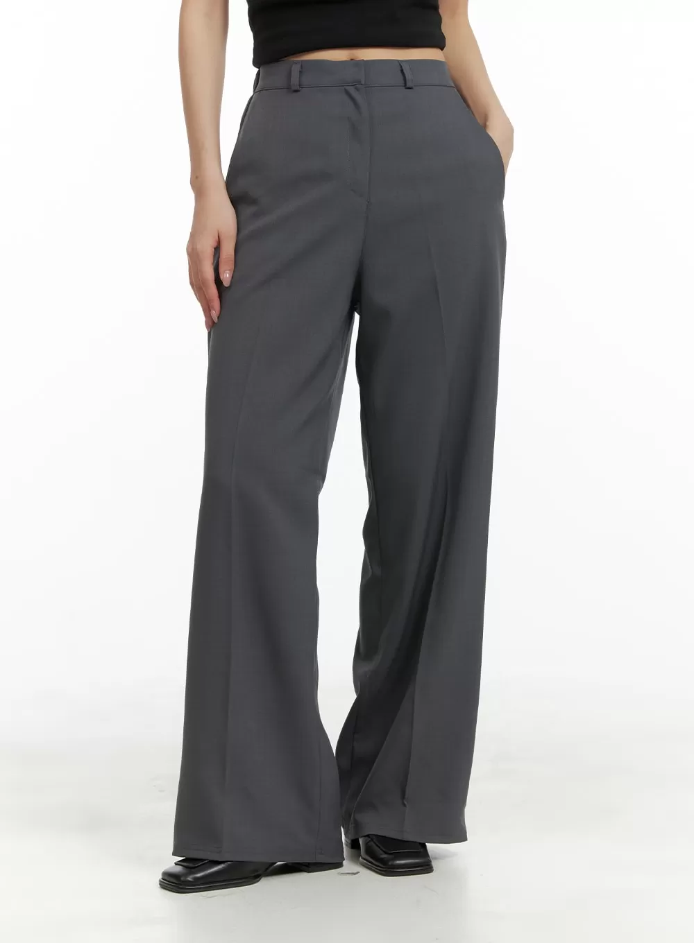 Basic Wide Leg Trousers OM428