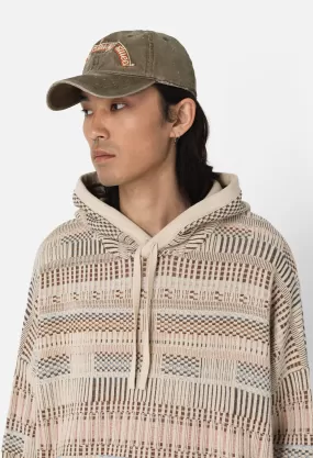 Bassett Knit Poncho / Ivory X Multi