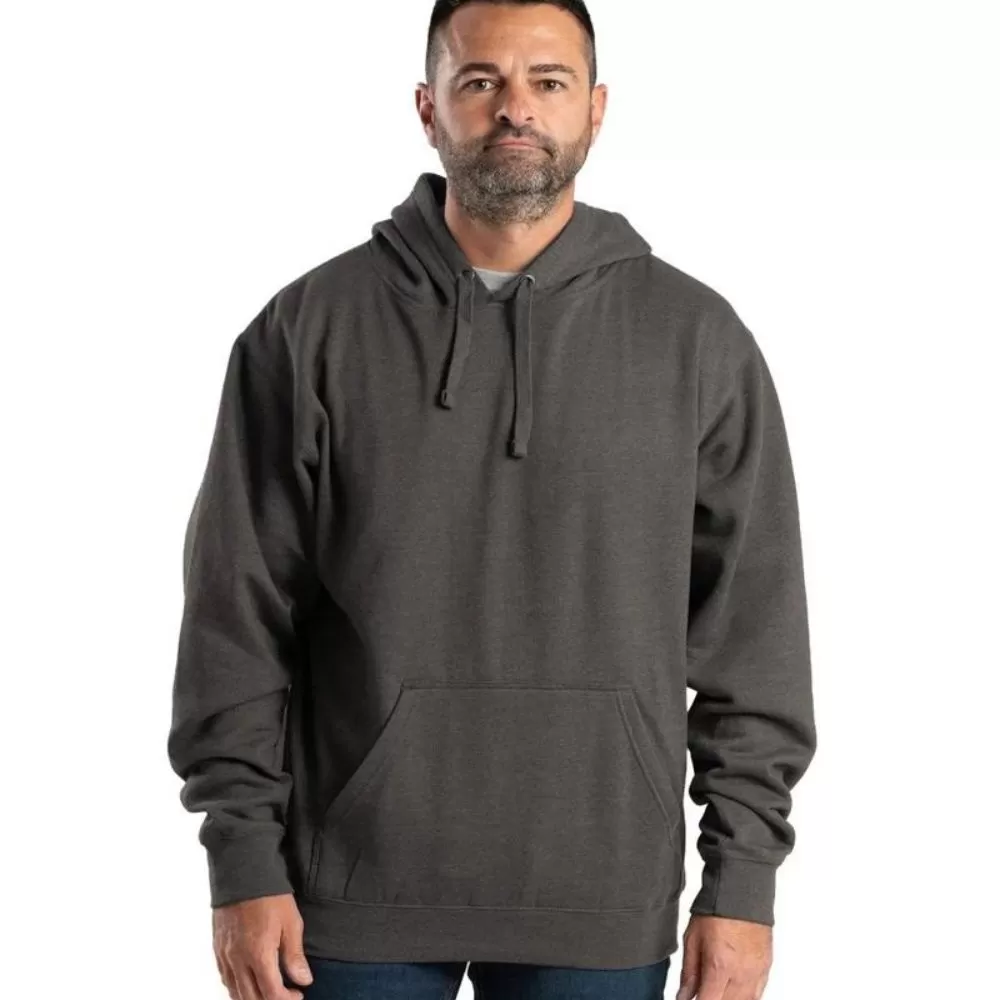 Berne Men's Signature Sleeve Hooded Pullover SP401 - Graphite