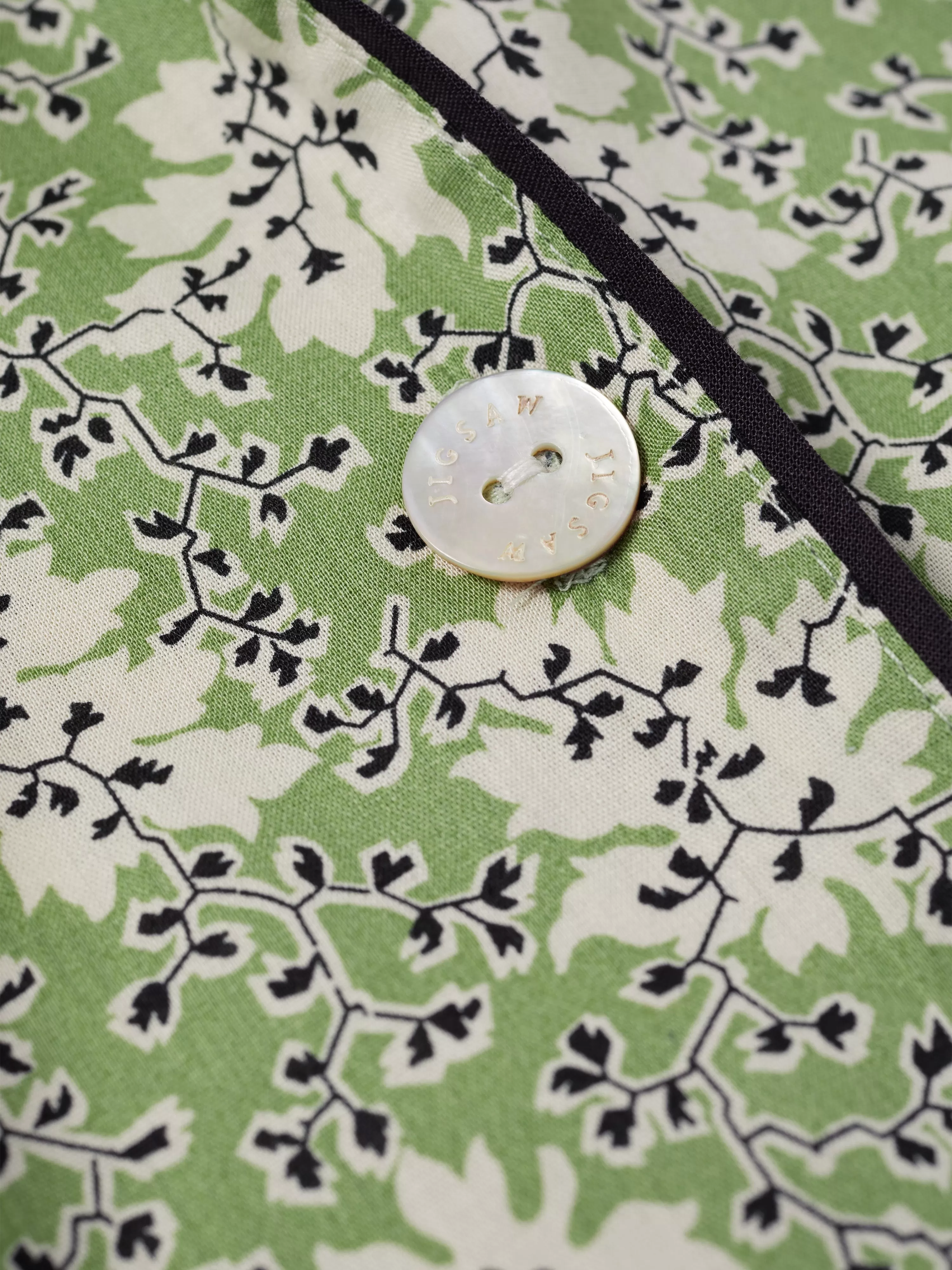 Block Leaf Pyjama | Green