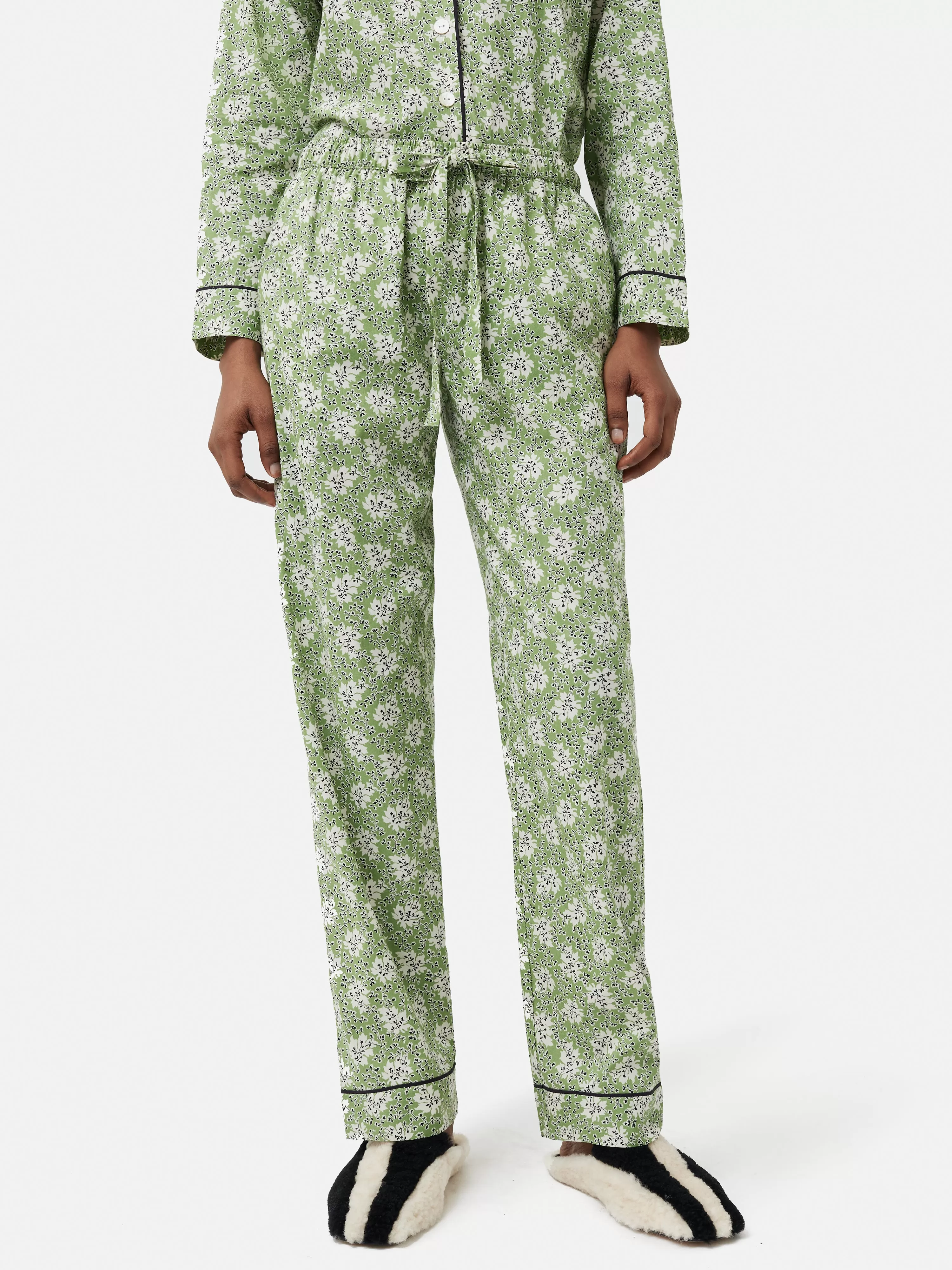 Block Leaf Pyjama | Green