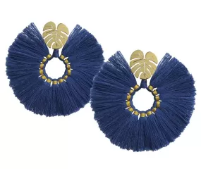 Blue Wild Flower Earrings