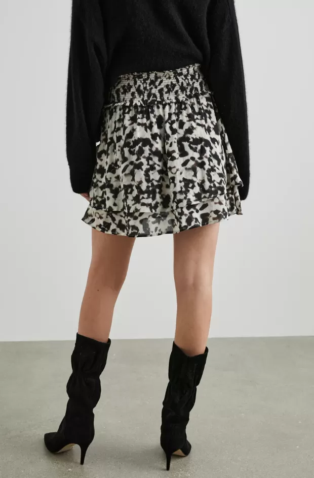 Blurred Cheetah Addison Skirt