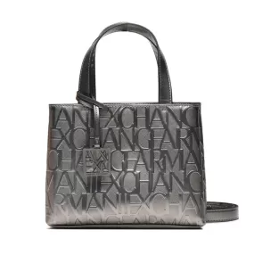 Borsa Donna a Mano Con Tracolla ARMANI EXCHANGE colore Gun Metal Misura Piccola