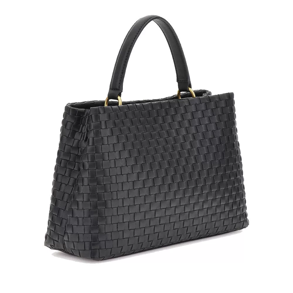 Borsa Donna a Mano GUESS linea Lisbet colore Nero