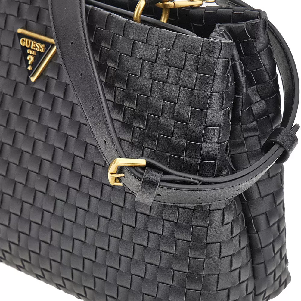 Borsa Donna a Mano GUESS linea Lisbet colore Nero