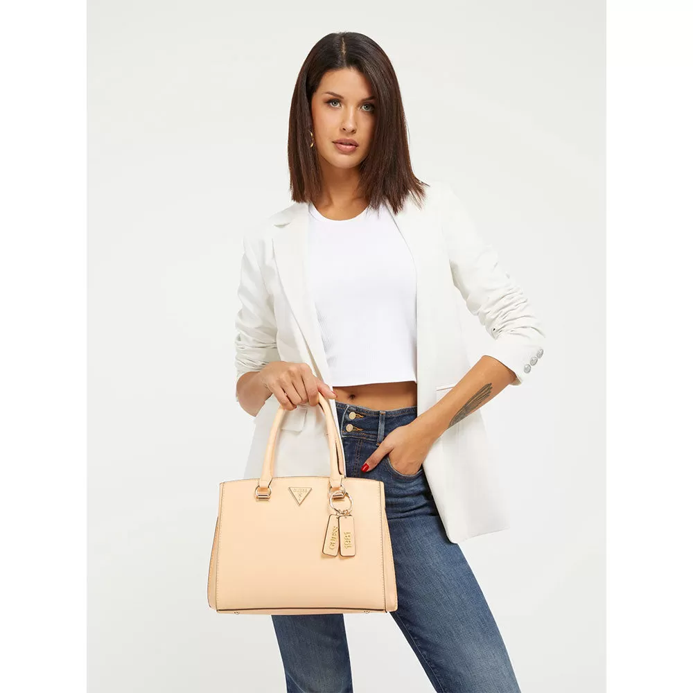 Borsa Donna a Mano GUESS Linea Noelle Colore Apricot