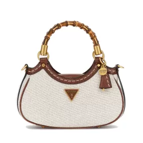 Borsa Donna a Mano GUESS Linea Zabry Colore Cognac