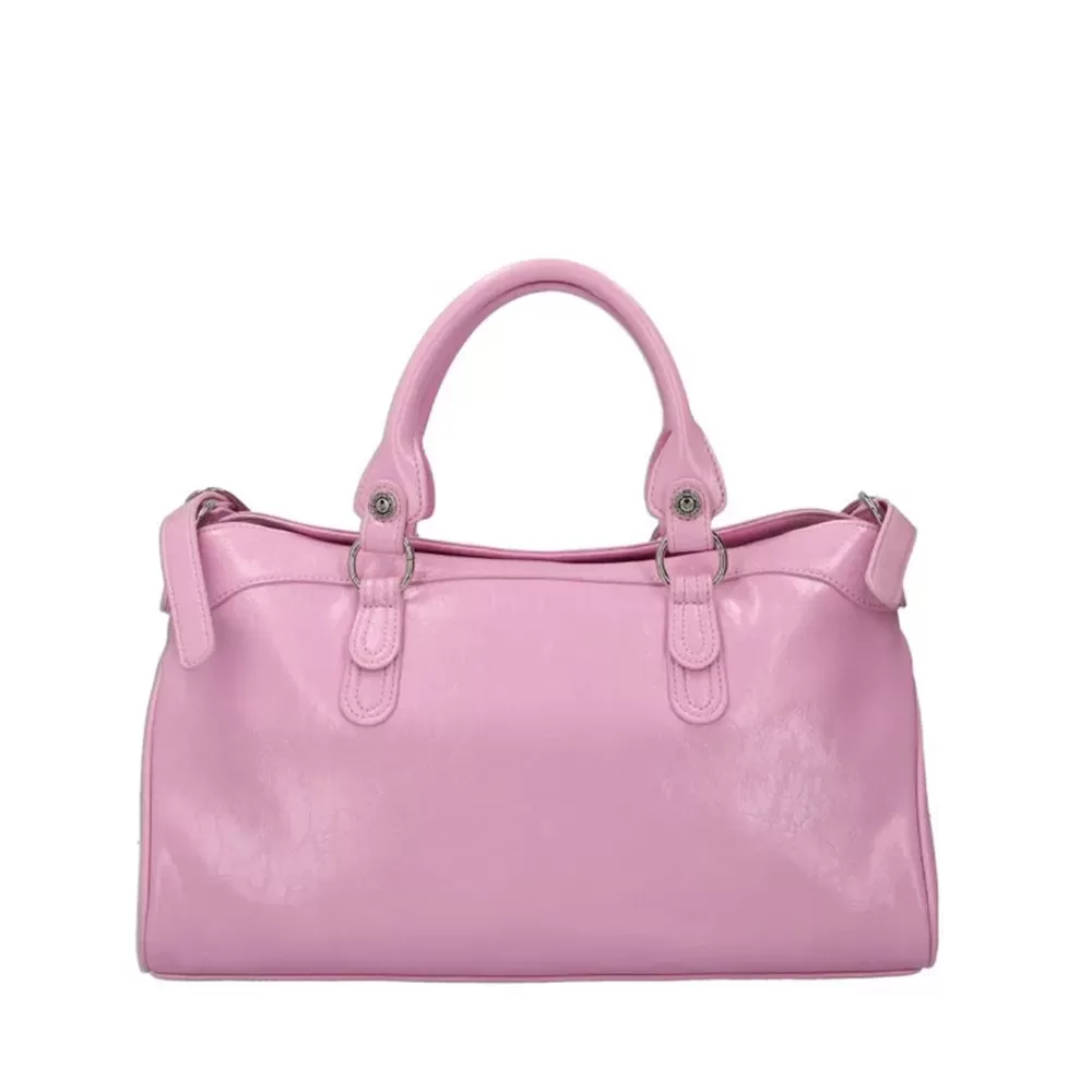 Borsa Donna a Mano Lucida LIU JO Silk Rosa Lavanda