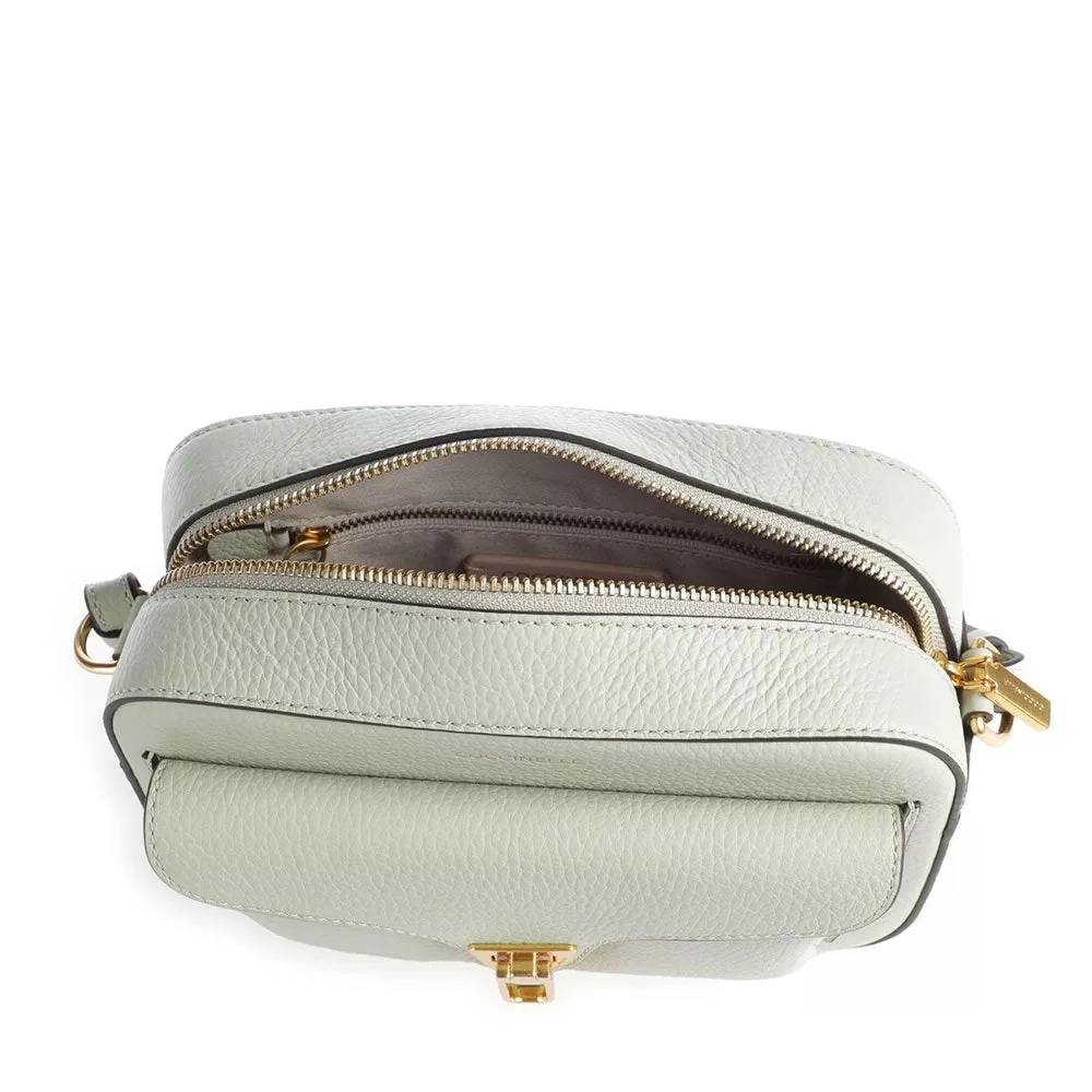 Borsa Donna a Tracolla COCCINELLE in Pelle Celadon Green linea Beat Soft Misura Media