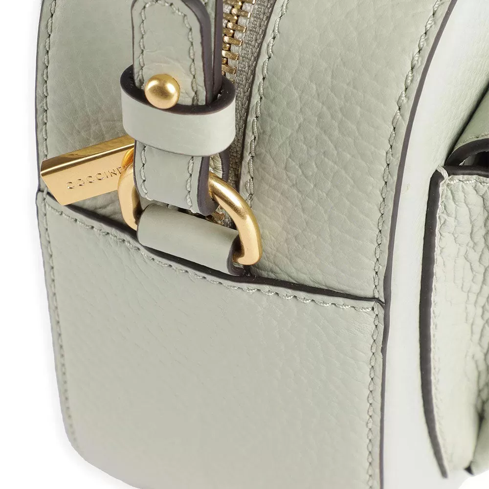 Borsa Donna a Tracolla COCCINELLE in Pelle Celadon Green linea Beat Soft Misura Media