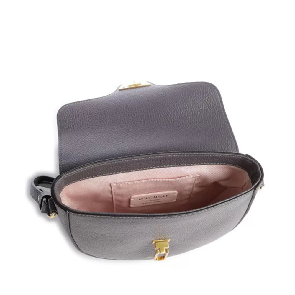 Borsa Donna a Tracolla COCCINELLE in Pelle linea Beat Soft Mini colore Ardesia