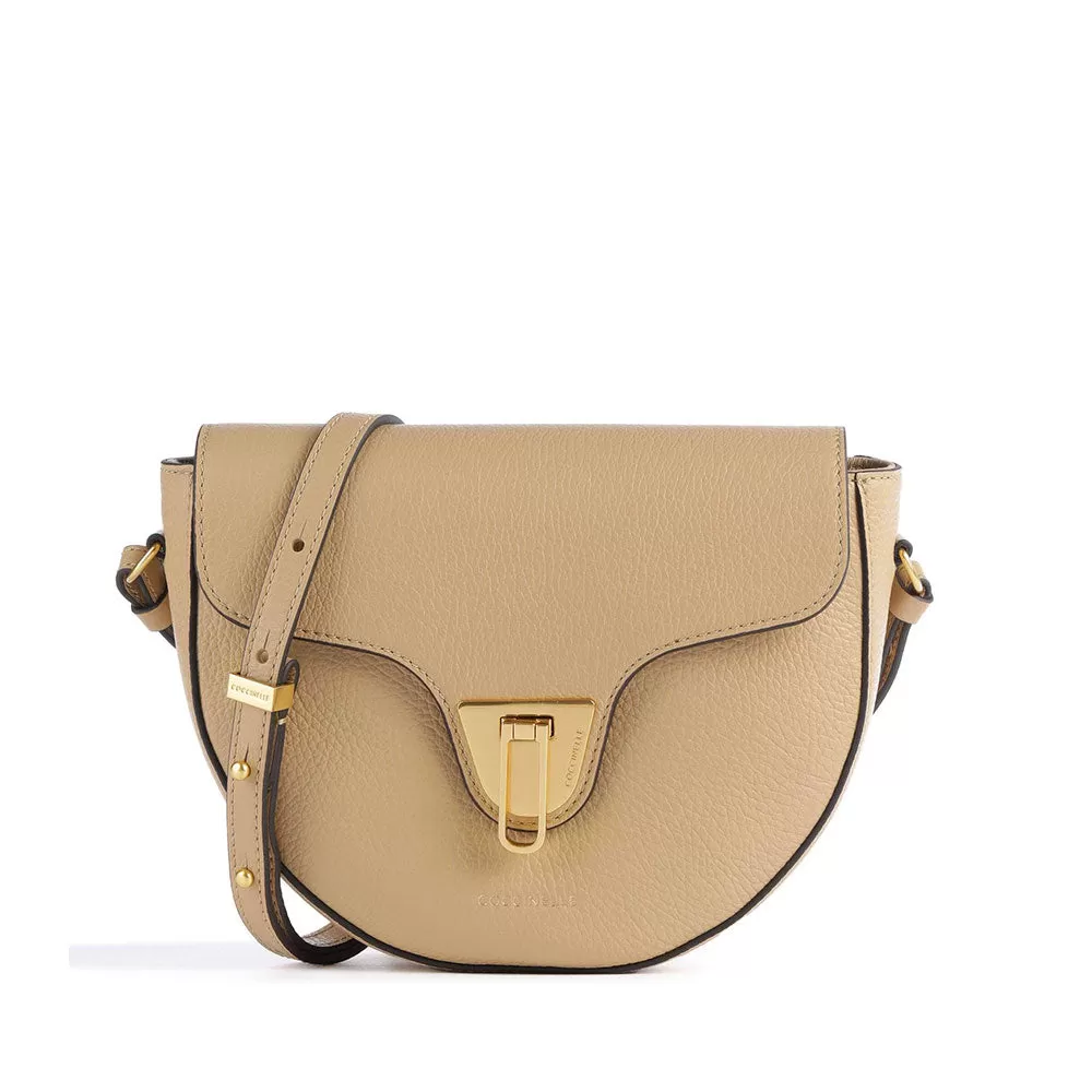 Borsa Donna a Tracolla COCCINELLE in Pelle linea Beat Soft Mini colore Fresh Beige