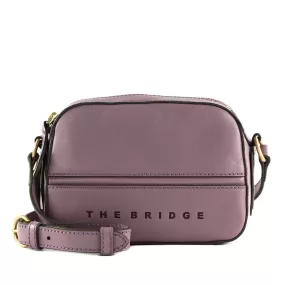 Borsa Donna a Tracolla THE BRIDGE linea Daphne in Pelle color Malva