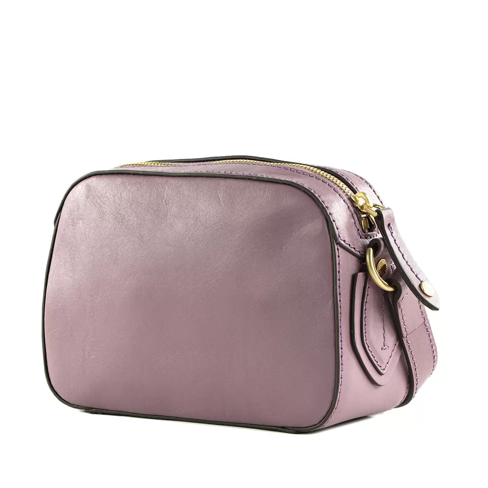 Borsa Donna a Tracolla THE BRIDGE linea Daphne in Pelle color Malva