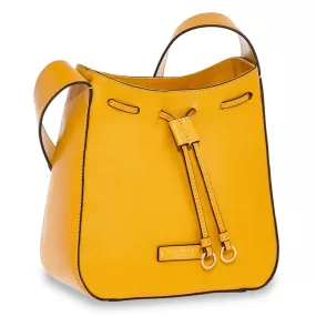 Borsa Donna Secchiello THE BRIDGE linea Carlotta in Pelle Giallo Mais