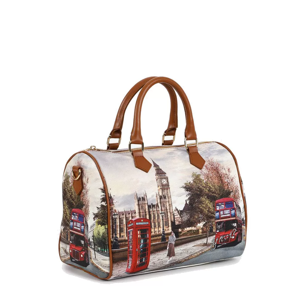 Borsa Donna Y NOT Bauletto Medio con Tracolla YES-318 London Street