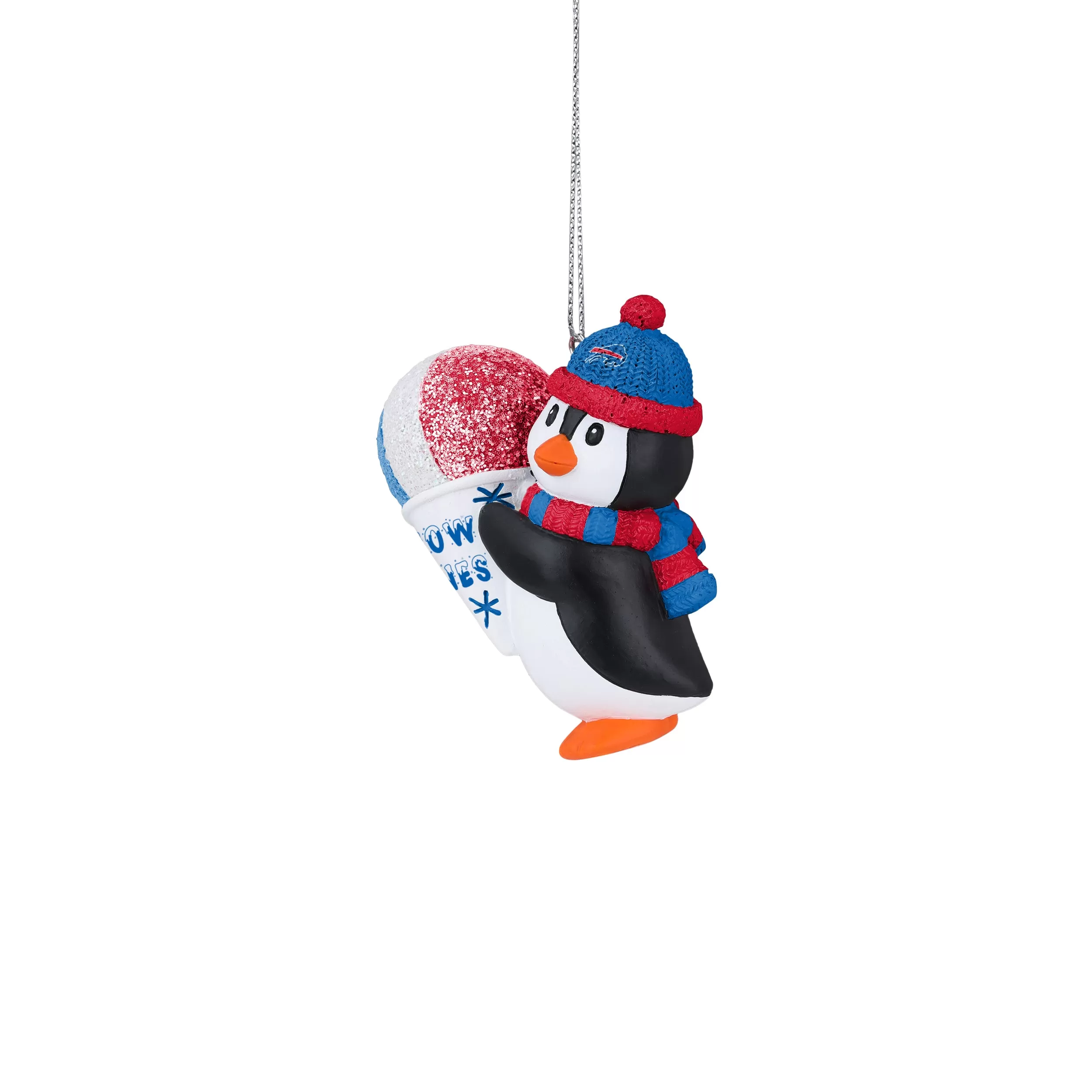 Buffalo Bills Penguin With Snow Cone Ornament