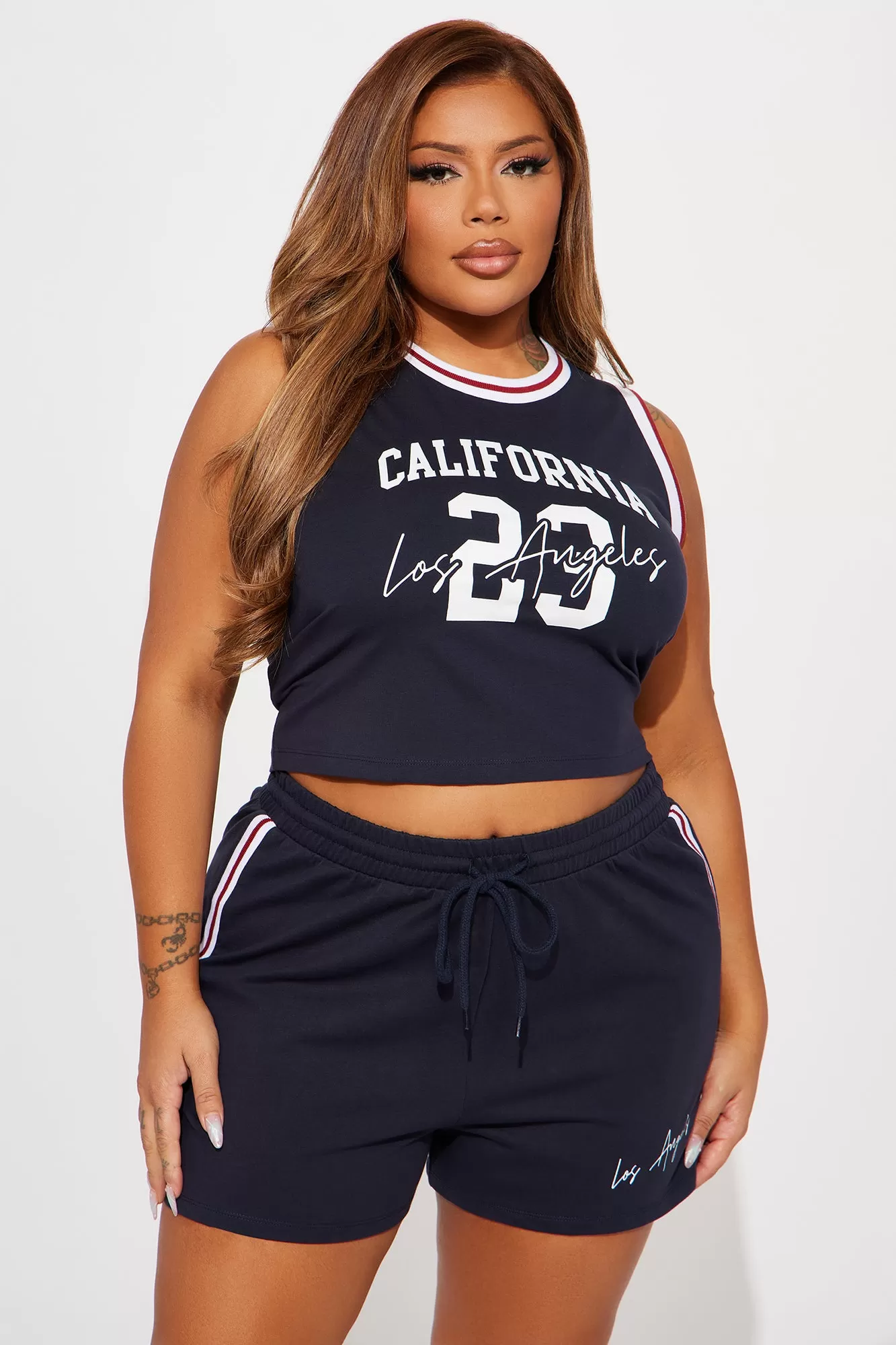 California 23 Short Set - Navy