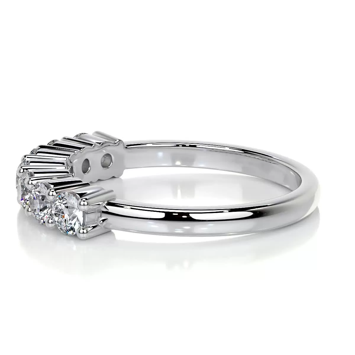 Catherine Lab Grown Diamond Wedding Ring   (0.75 Carat) -18K White Gold